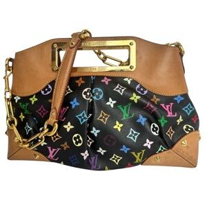 Vintage Louis Vuitton Black Multicolor Monogram Bag